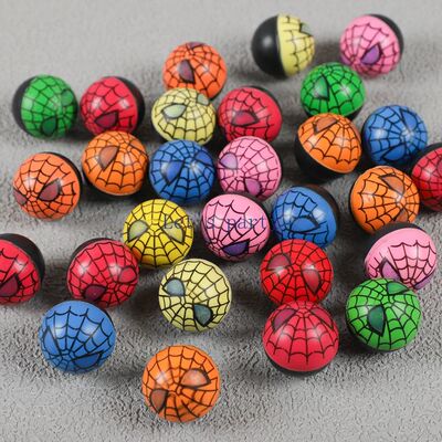 10Pcs Funny Spider Bouncy Ball Jumping Ball Outdoor Toys for