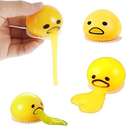 Sticky Funny Toys Disgusting Egg Yolk Brother Vomiting Egg Y