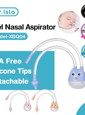 Dr.isla Newborn Baby Nasal Aspirator Nose Cleaner Sucker Suc