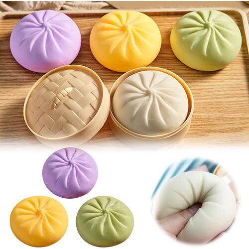 Giant Dumpling Squishy, Jumbo Dumpling Squishy Toy with Stea