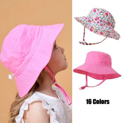 Children Hat Toddler Boys Girls Summer Cartoon Panama Sun Ha