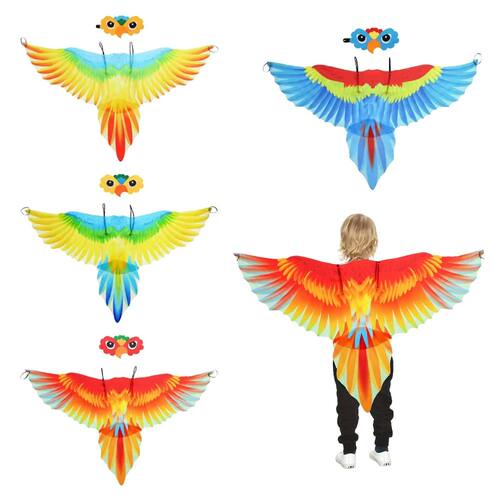 Parrot Wings Cloak Costume Bird Cape Carnival Costume for Ma