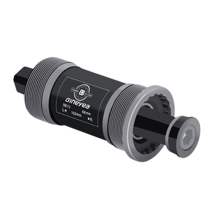 自行车方孔中轴山地公路车密封培林承轴68MM五通死飞单车轴心总成