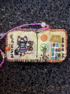 现款手工迷你布书小书猫咪宠物布书手工可爱项链个性礼物礼品