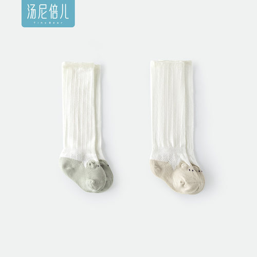 汤尼倍儿婴儿夏季薄长筒袜子网眼