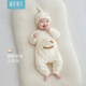 汤尼倍儿新生婴儿连体衣秋冬夹棉保暖系带满月服马年初生宝宝衣服