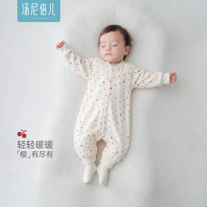 汤尼倍儿婴儿连体衣秋冬夹棉保暖哈衣新生儿棉服加厚女宝衣服爬服,童装/婴儿装/亲子装,连身衣/爬服/哈衣,淘宝优惠券,粉丝福利购,淘宝优惠卷