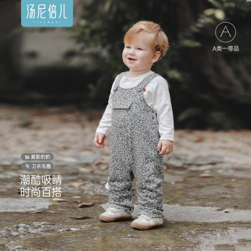 汤尼倍儿婴儿连体背带裤春秋外出