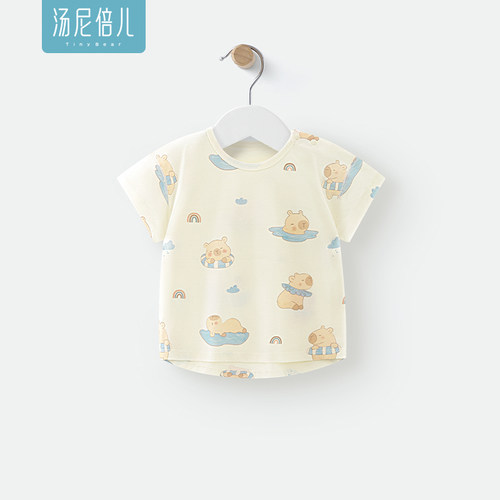 汤尼倍儿婴儿短袖上衣纯棉T恤