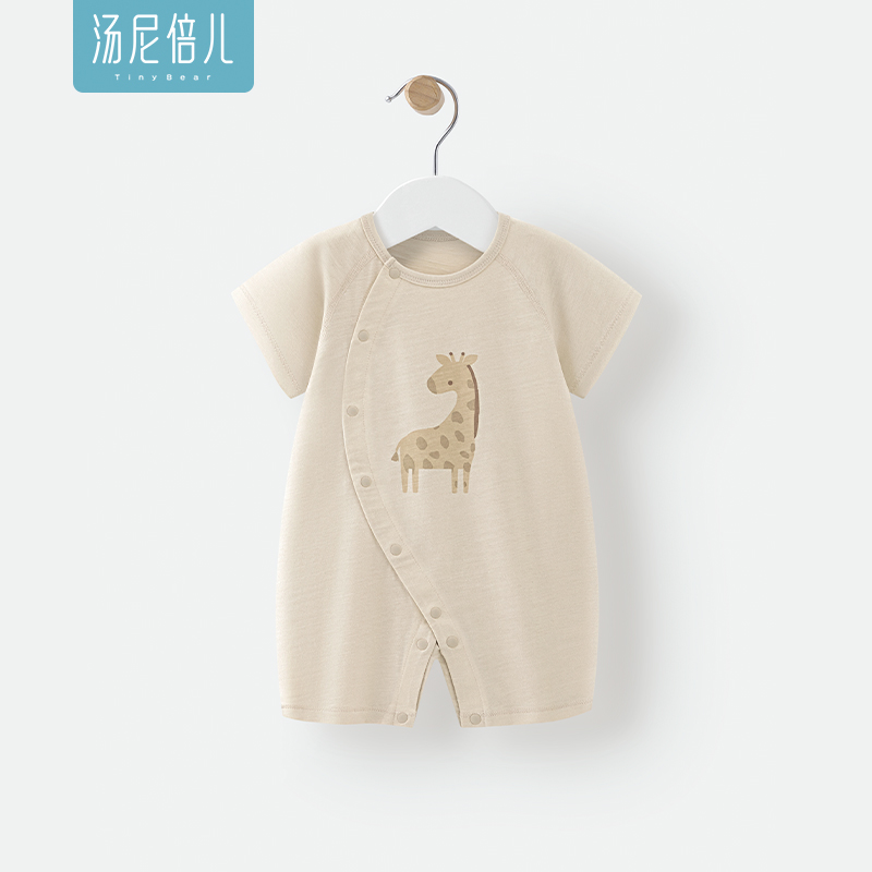 汤尼倍儿婴儿短袖连体衣夏季薄款