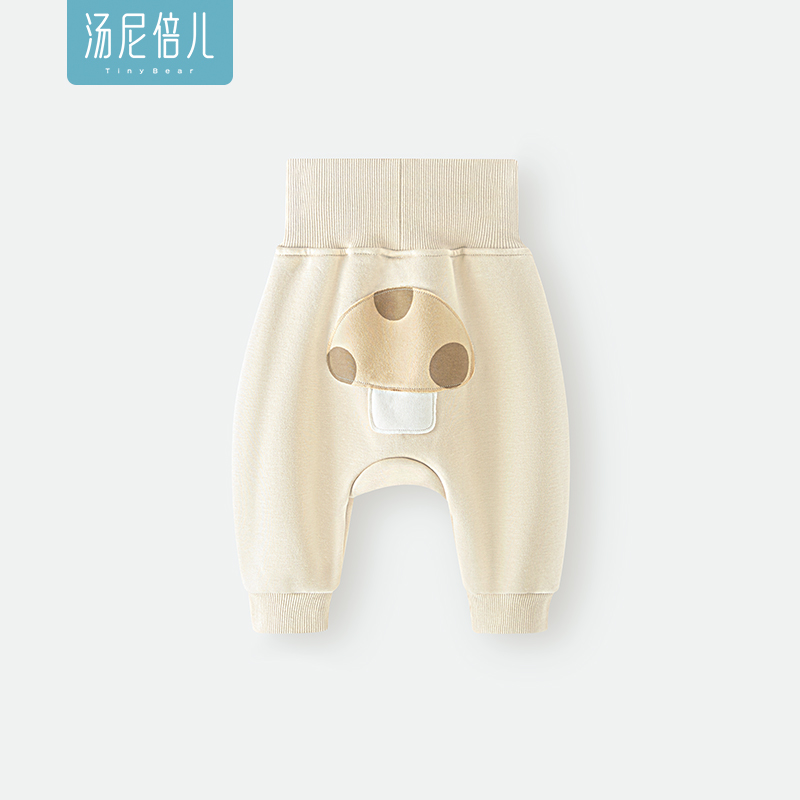 汤尼倍儿婴儿裤子秋冬季加绒裤男女宝宝大PP裤加厚保暖高腰护肚裤