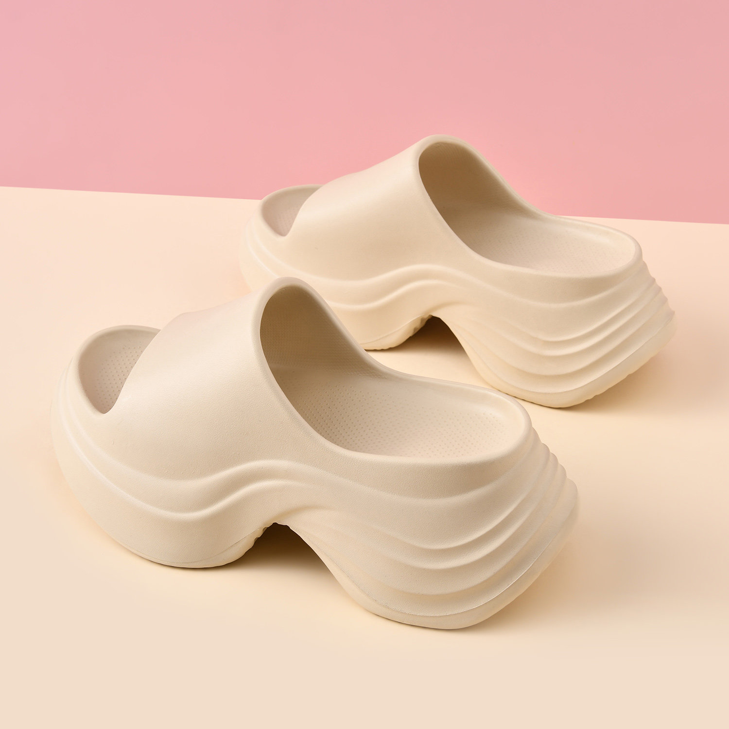 厚底拖鞋女士新款室内居家防滑软底增高凉拖女时尚沙滩一字拖凉鞋,女鞋,一字拖,淘宝优惠券,粉丝福利购,淘宝优惠卷