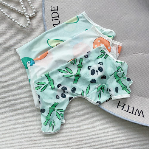 夏季狗狗猫咪衣服防掉毛网眼透气泰迪比熊雪纳瑞小型犬空调四脚衣