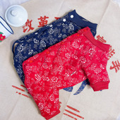 三层加棉加绒狗狗包肚四脚衣服秋冬保暖泰迪比熊博美法牛公母可穿