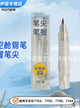 点石制笔钢笔专用笔握细笔尖学生替换时空舱专用EF尖太空仓备用笔握笔头DS-1600适用于7154/7155/7156/7144