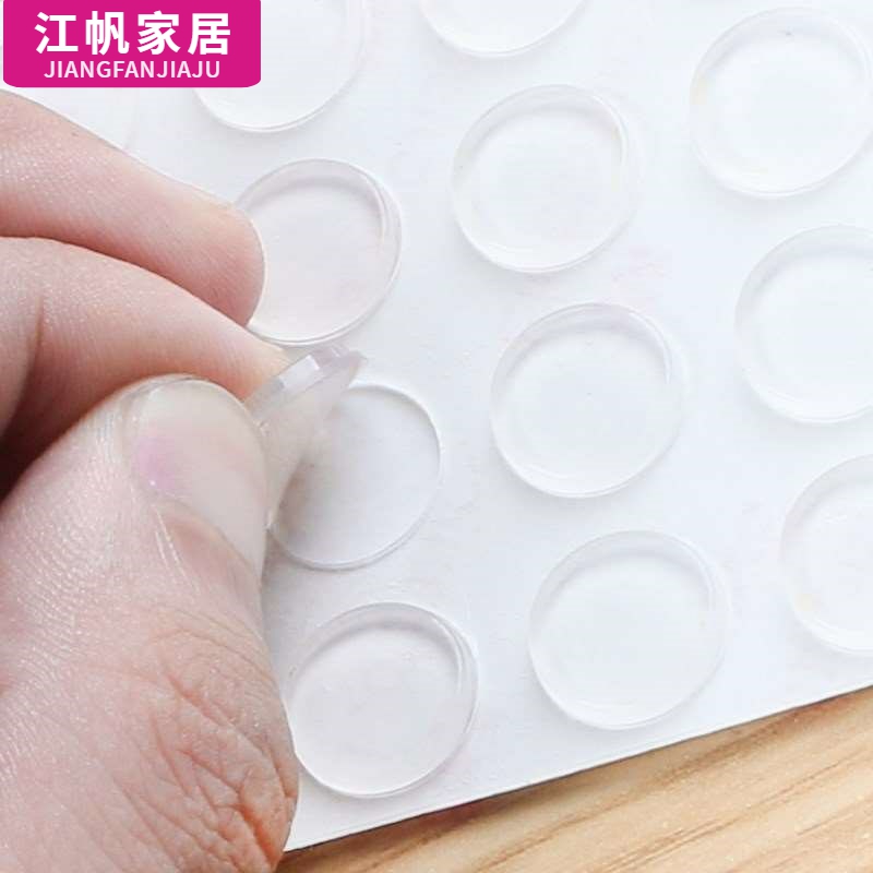 门柜家玻璃防滑垫片硅胶防撞贴