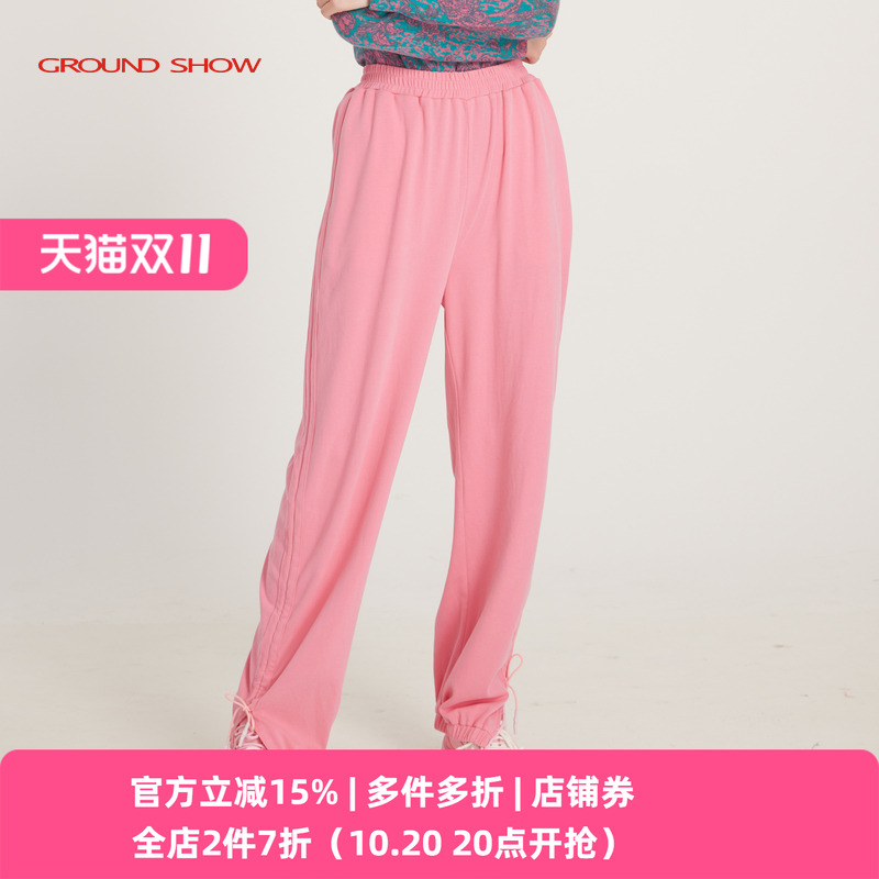 休闲裤GroundShow/阁兰秀牡丹