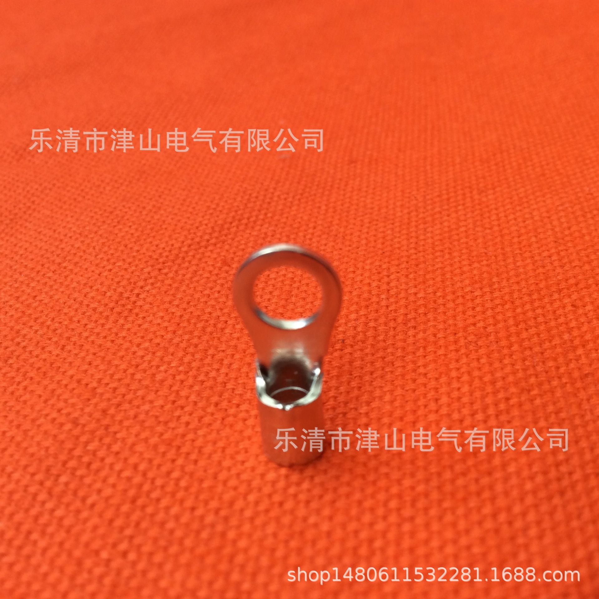 冷压圆形 接线端子铜鼻子端头接头RNB2-4紫铜1000个