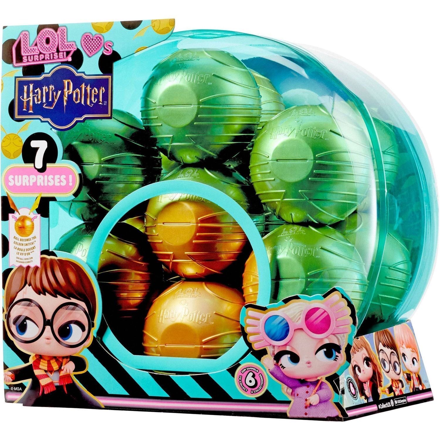 LOL Surprise惊喜娃娃 X Harry Potter联名玩偶盲盒MGA惊喜拆拆球