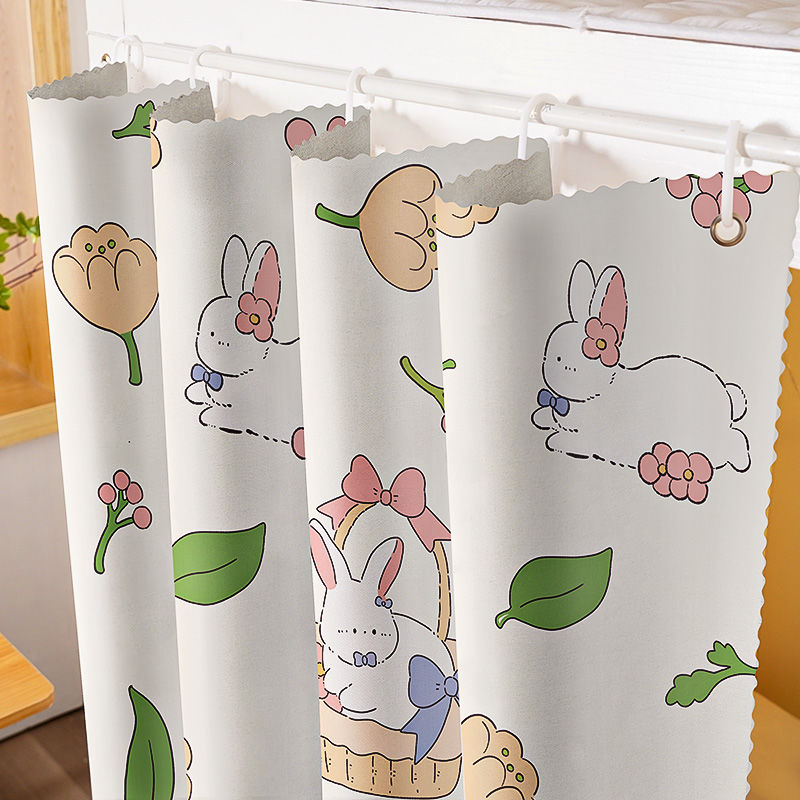 强遮光厚款宿舍床帘上铺下铺寝室窗帘上帘子围帘加厚床围单人床