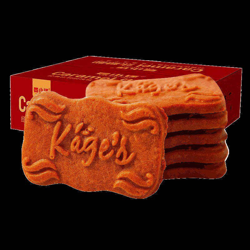 晏小铎kages比利时风味焦糖饼干瓜子味早代餐零食品压缩网红储备