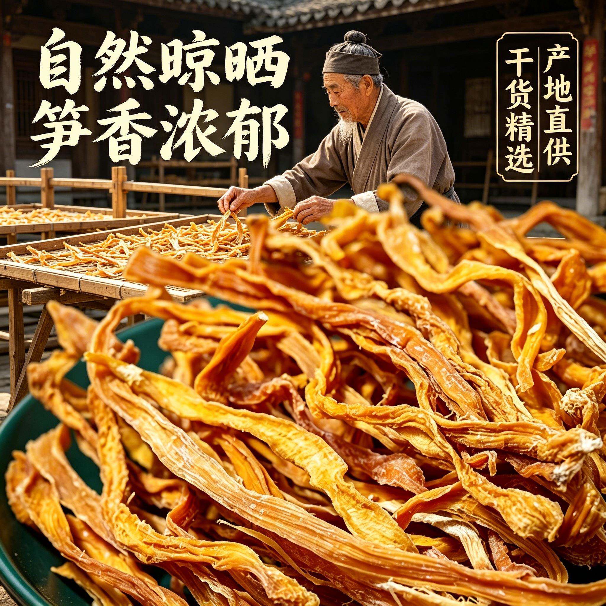 云南笋丝干货自卷特级天然土产精品农家自晒嫩笋尖竹笋干下饭菜
