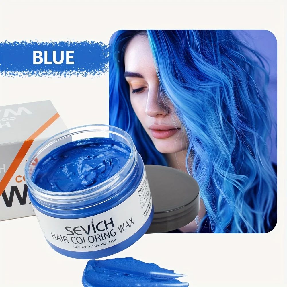 SEVICH 120g Hair Colour Wax Easy To Wash DIY Hairs Dyed Mud