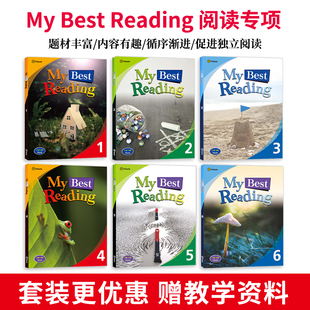 少儿阅读写作教材 原版 Reading Best 进口 3级别学生教材 寒暑假短期阅读课程提高单词积累量读写高频词阅读