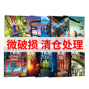 4级别时间地带英文初高中英语综合初中高中教材学习青少年 原版 Zones Time 进口美国国家地理NGL 麦凯思图书微损清仓