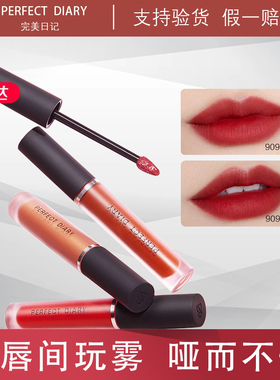 完美日记唇釉N06吃土色哑光910雾面914牛血色939口红922异乡人906