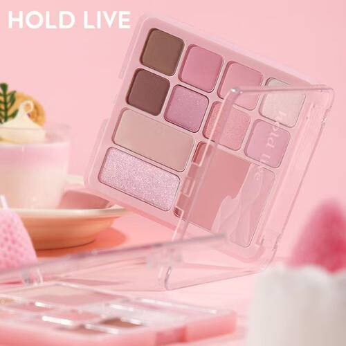 HOLDLIVE柔雾幻境12色粉盘
