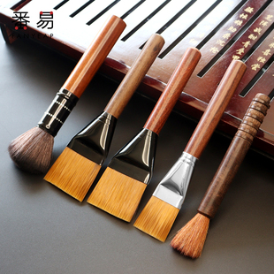 pq801茶刷不掉毛功夫茶具茶盘刷子茶道养壶笔茶刮子扫水刷清理茶