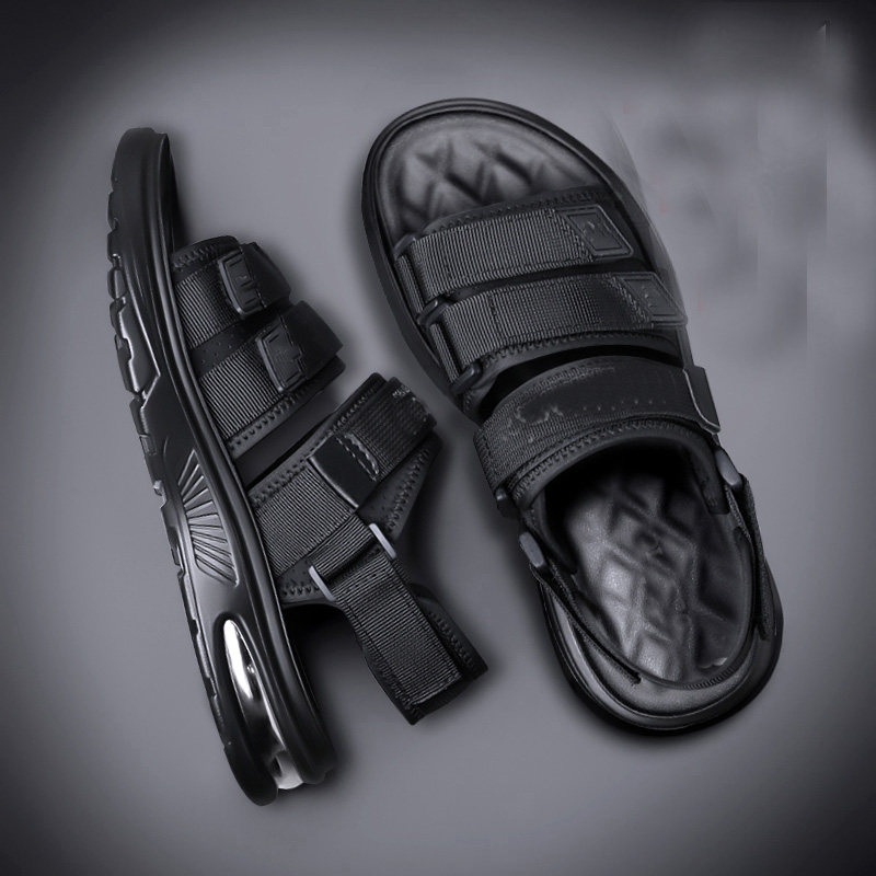 男士凉鞋男夏季2023新款潮防汗休闲运动外穿沙滩鞋越南气垫凉拖鞋,流行男鞋,休闲凉鞋,淘宝优惠券,粉丝福利购,淘宝优惠卷