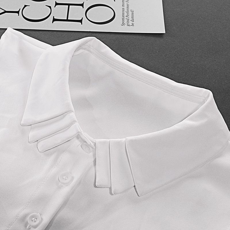 百搭风打底荷叶边秋冬假领子