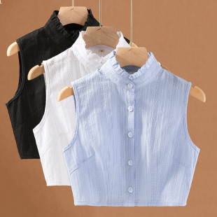 饰衣服木耳领内搭西装 领装 毛衣假领 假领子女纯棉百搭衬衫 秋冬新款