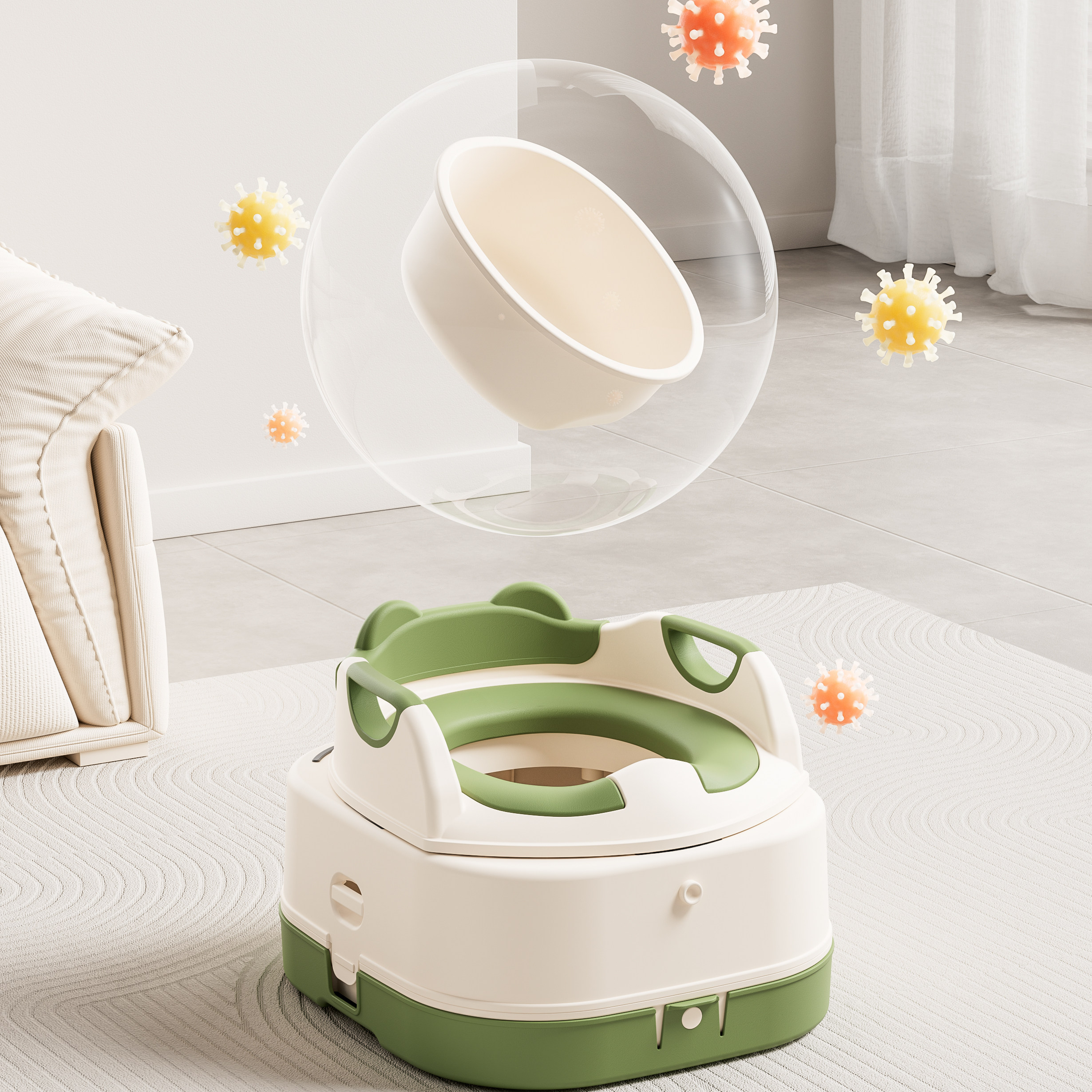 儿童多功能马桶坐便器小孩婴儿宝宝女如厕训练专用大便盆尿桶尿盆