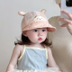 婴儿帽子夏季 夏天 宝宝遮阳帽儿童防晒帽女童渔夫帽女宝太阳帽新款