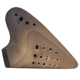 风雅陶笛 三管素烧专业型演奏级降调中音3管低音降B B降B A降E