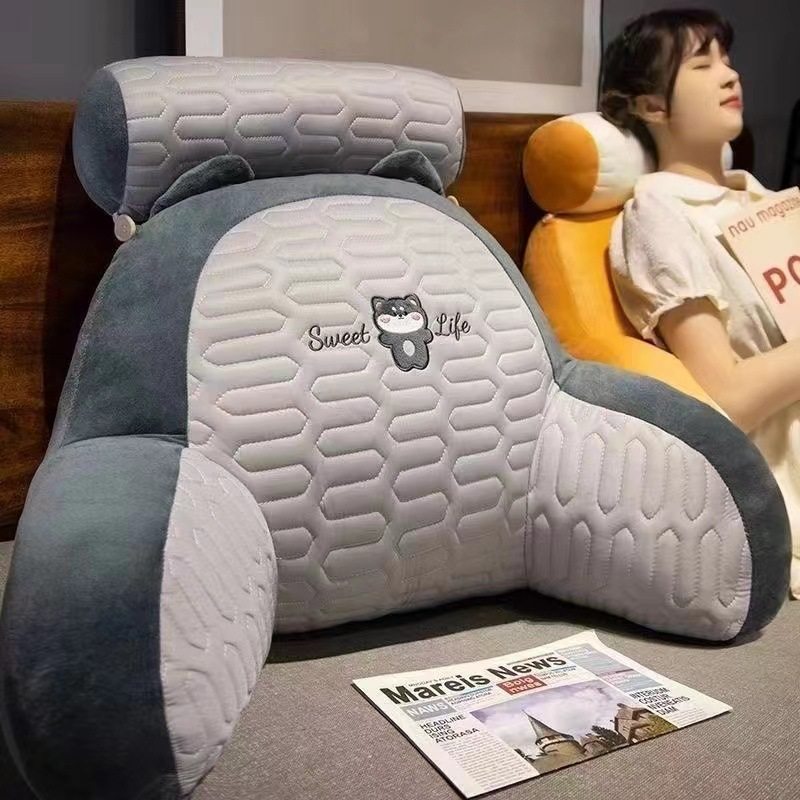 床上大靠背护腰枕头老人沙发腰靠腰垫靠枕床头靠垫护颈软包靠背枕,居家布艺,床头靠垫,淘宝优惠券,粉丝福利购,淘宝优惠卷