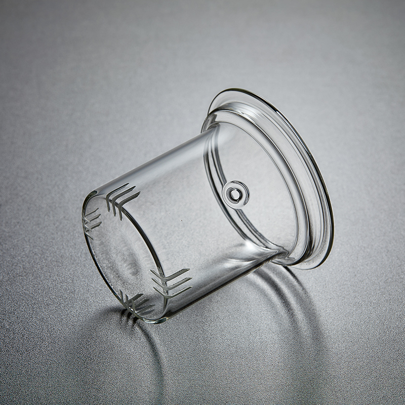 雅致天诚 玻璃茶壶配件内胆 壶盖原装 玻璃杯配件 滤芯杯盖