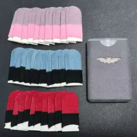 Персиковые розовые черно -красные черные и синие пальцы покрывают каждую + новый чистящий