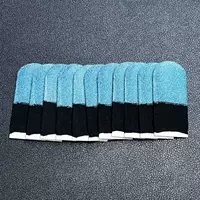 Новая черно -синяя крышка пальца_10 кусочков