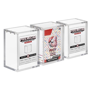 151Booster Bundle外壳 亚克力磁吸展示盒宝可梦助推器磁性保护盒