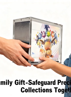 宝可梦ETB亚克力展示盒Booster box 磁性盖高品质保护盒工厂批发