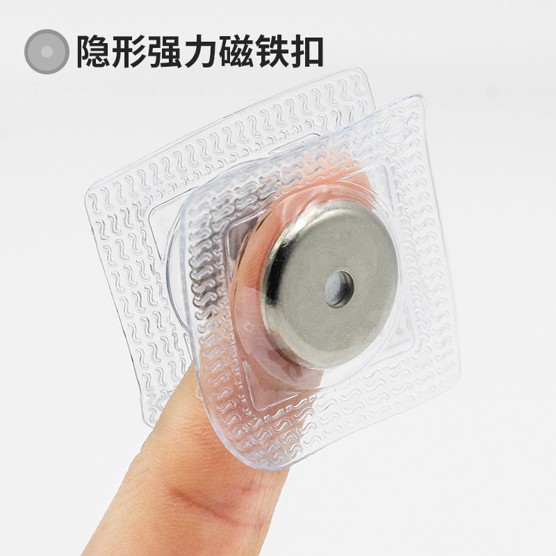 磁铁扣吸盘式隐形皮包手缝