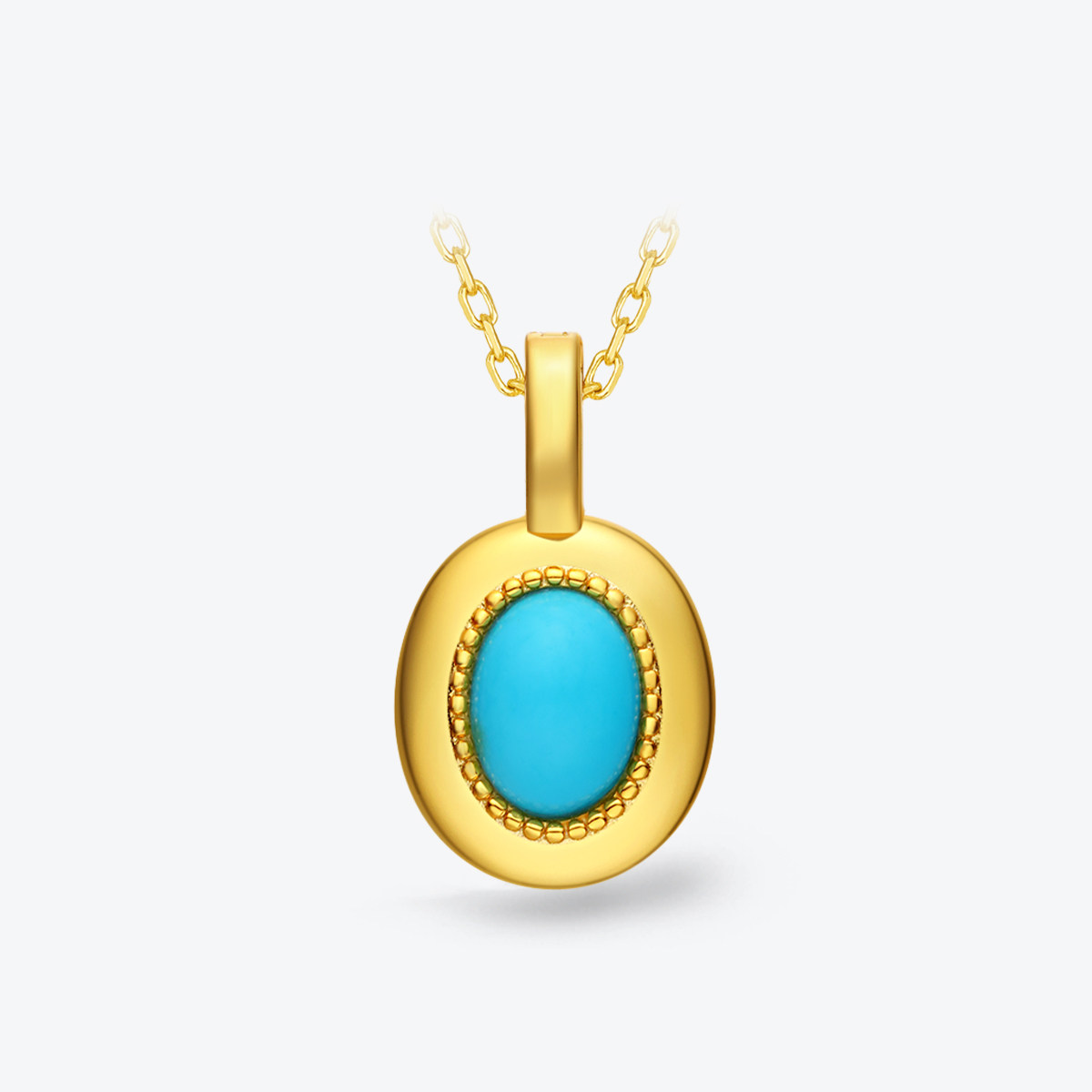 Meluxe美奈绿松石吊坠小米珠项链天然淡水珍珠手链复古轻奢高级感