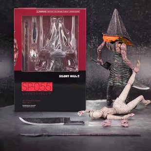 寂静岭2可动行刑者三角头手办模型气泡无脸护士人偶figma系列玩具