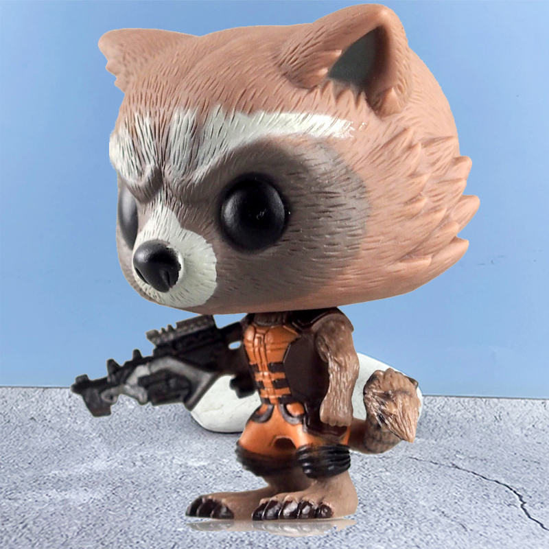 银河护卫队3火箭浣熊公仔我是格鲁特小树人可动手办玩偶摆件玩具