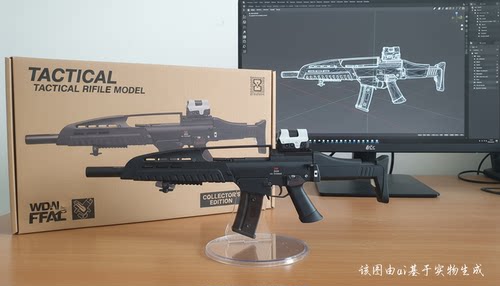 小米8模型XM8桌面兵人摆件3D打印司马G36科幻套件潮流玩具