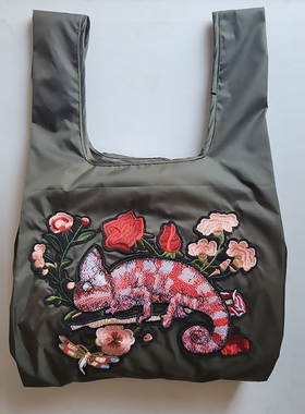 便捷可折叠小号环保购物袋issy angelica女生时尚百搭手提袋